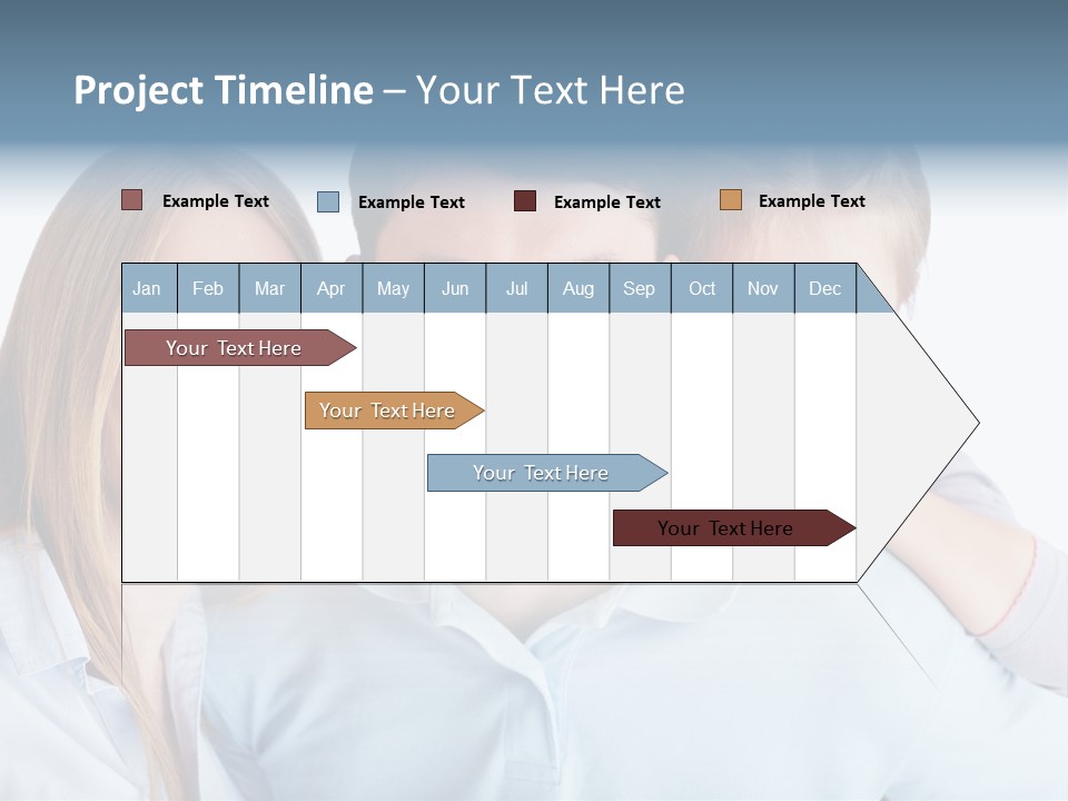 Attractive Portrait People PowerPoint Template