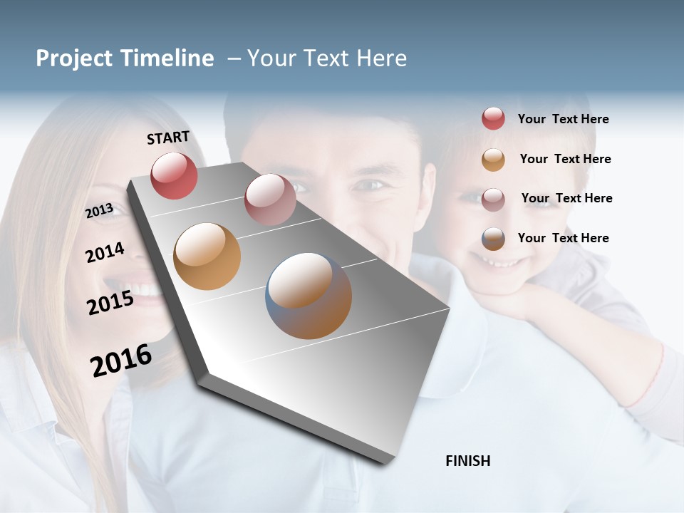 Attractive Portrait People PowerPoint Template
