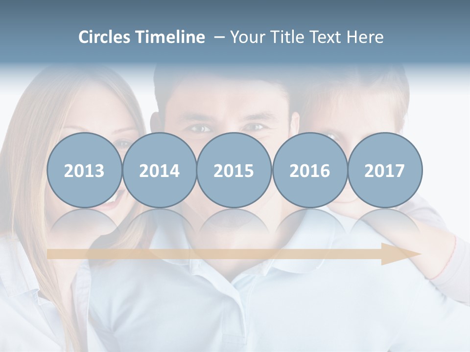 Attractive Portrait People PowerPoint Template