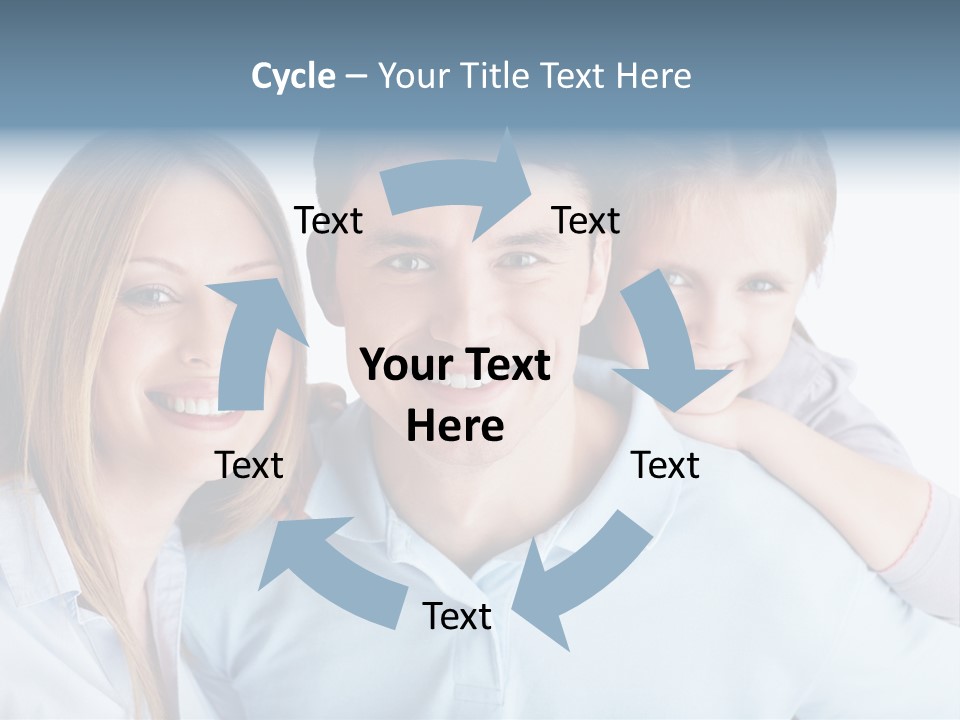 Attractive Portrait People PowerPoint Template