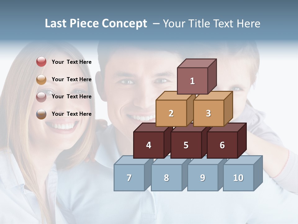 Attractive Portrait People PowerPoint Template
