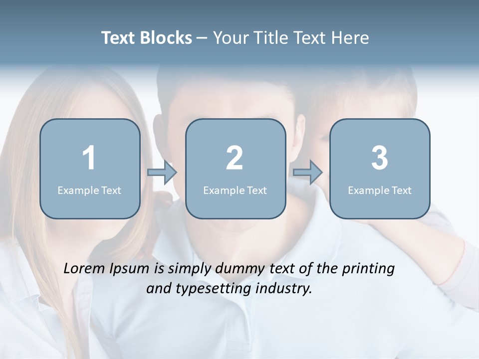 Attractive Portrait People PowerPoint Template