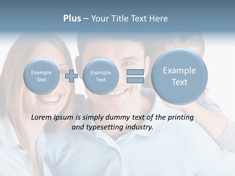 Attractive Portrait People PowerPoint Template