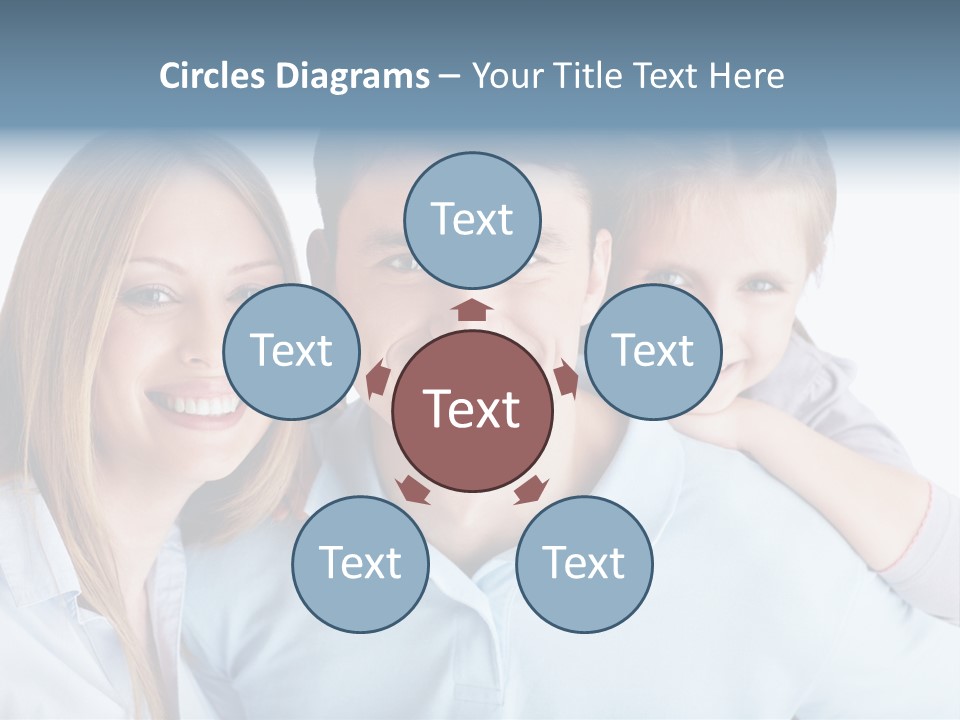 Attractive Portrait People PowerPoint Template