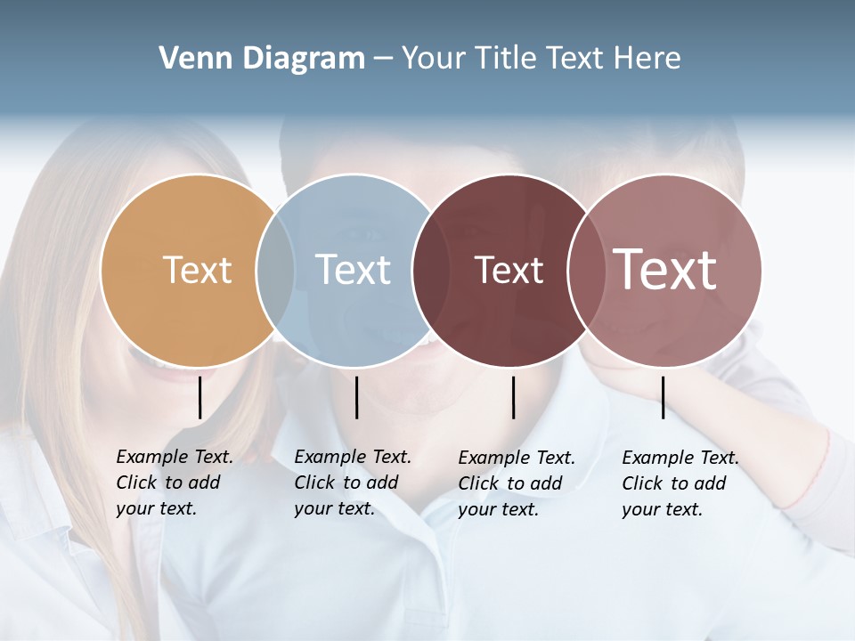 Attractive Portrait People PowerPoint Template