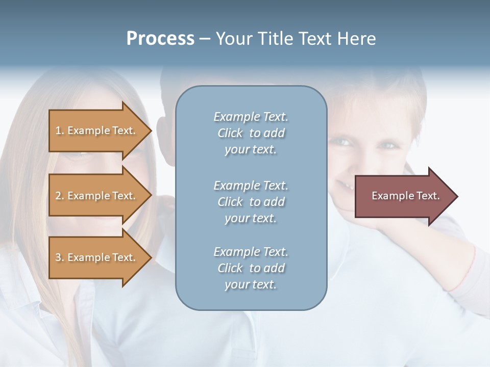 Attractive Portrait People PowerPoint Template