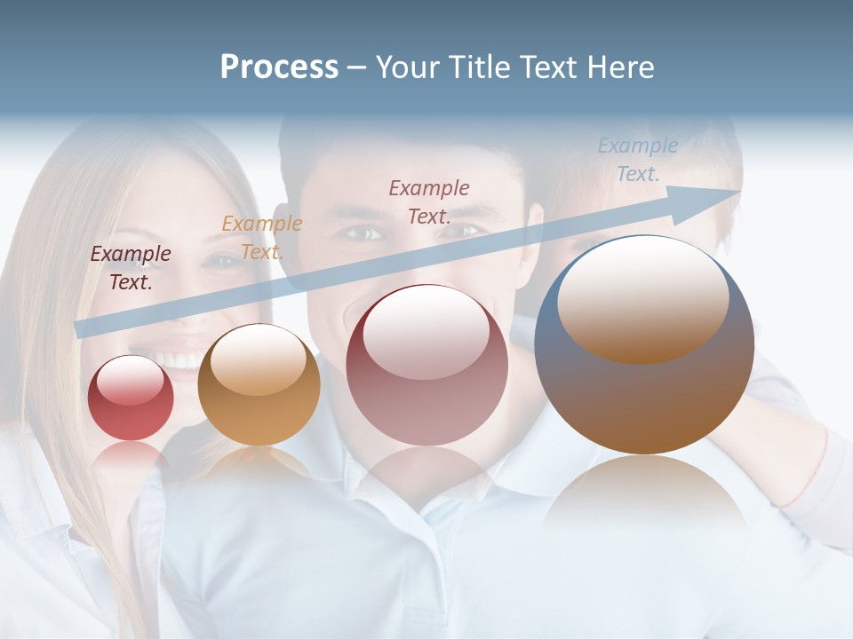Attractive Portrait People PowerPoint Template