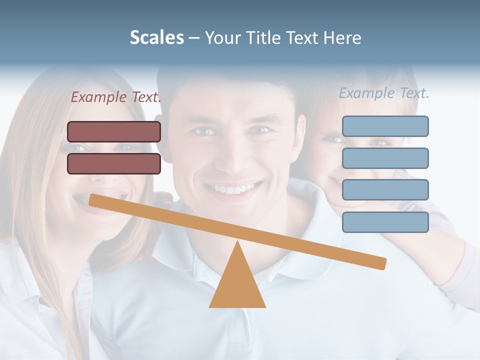 Attractive Portrait People PowerPoint Template