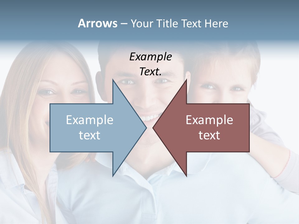 Attractive Portrait People PowerPoint Template