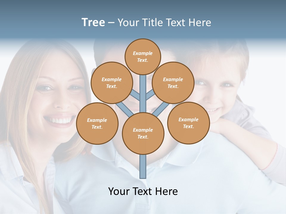 Attractive Portrait People PowerPoint Template