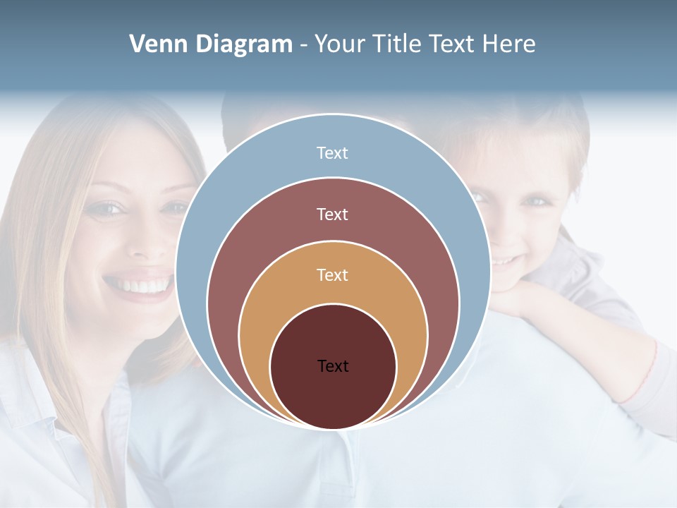 Attractive Portrait People PowerPoint Template