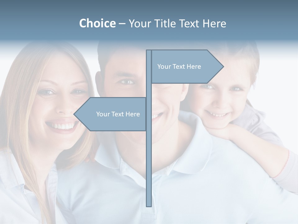 Attractive Portrait People PowerPoint Template