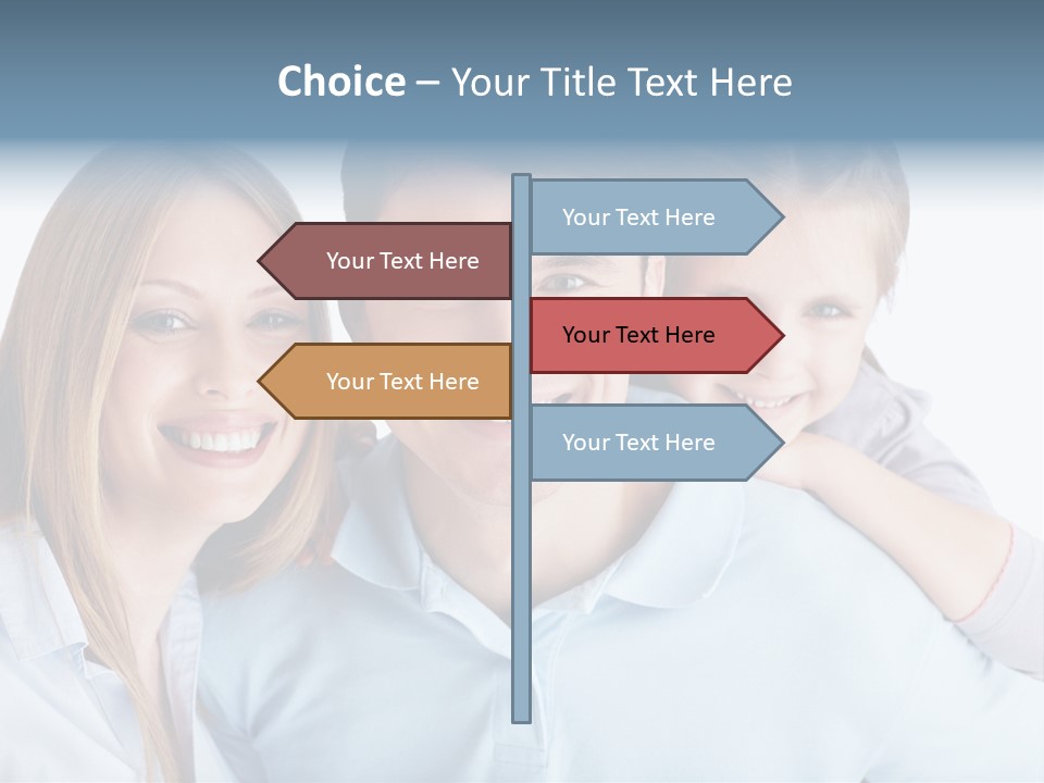 Attractive Portrait People PowerPoint Template