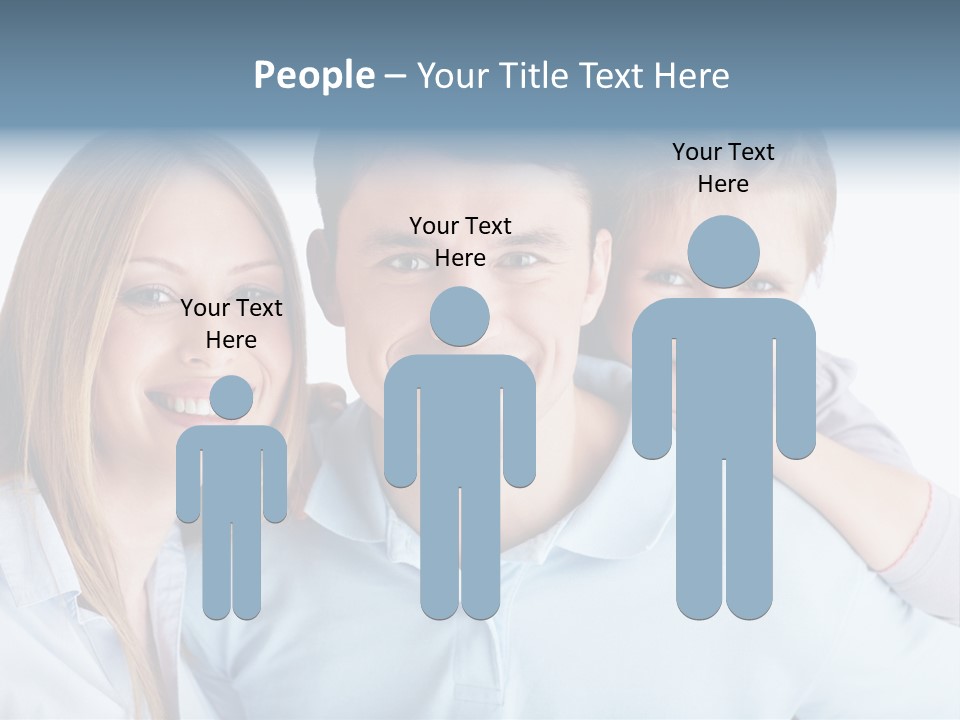Attractive Portrait People PowerPoint Template