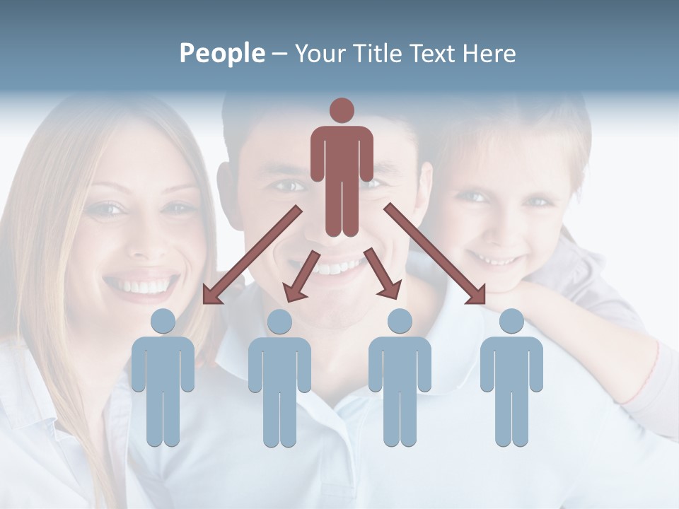 Attractive Portrait People PowerPoint Template