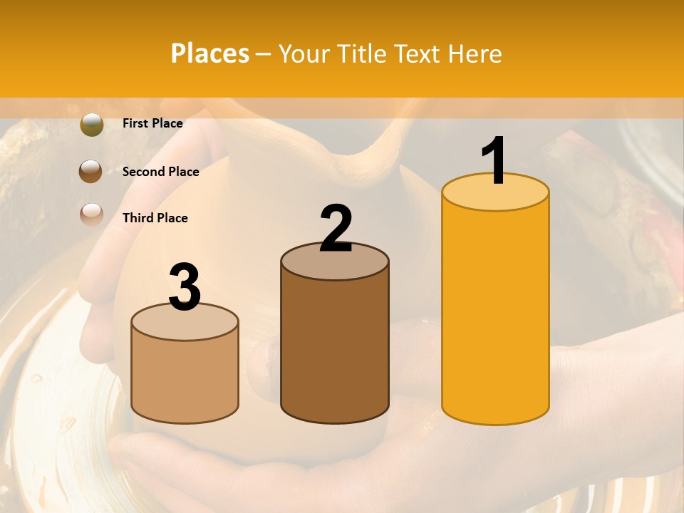 Vessel Woman Dexterity PowerPoint Template