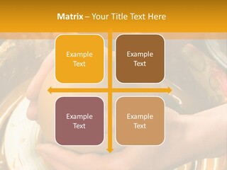 Vessel Woman Dexterity PowerPoint Template