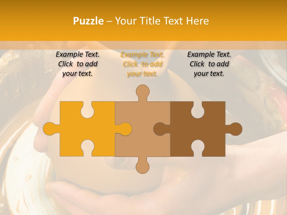 Vessel Woman Dexterity PowerPoint Template