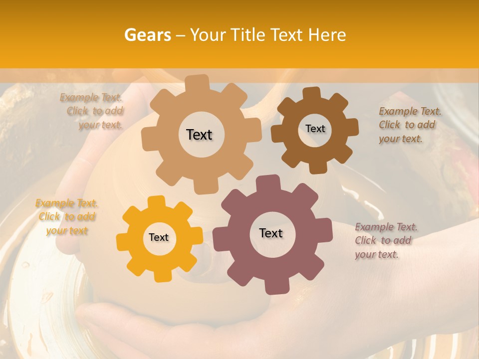 Vessel Woman Dexterity PowerPoint Template