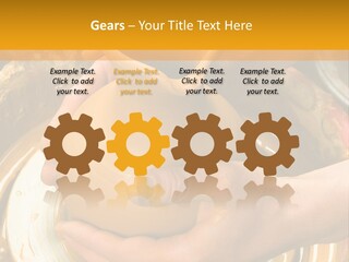 Vessel Woman Dexterity PowerPoint Template