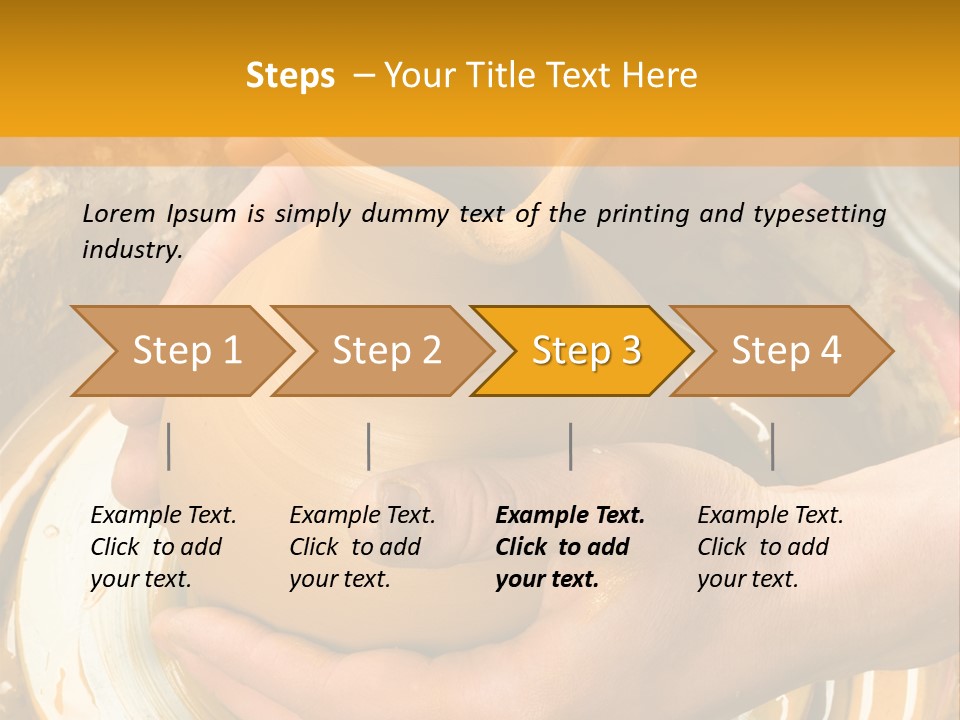 Vessel Woman Dexterity PowerPoint Template