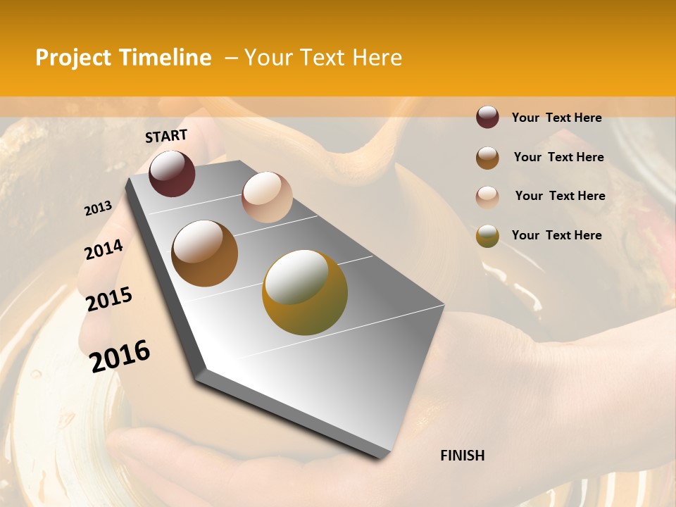 Vessel Woman Dexterity PowerPoint Template