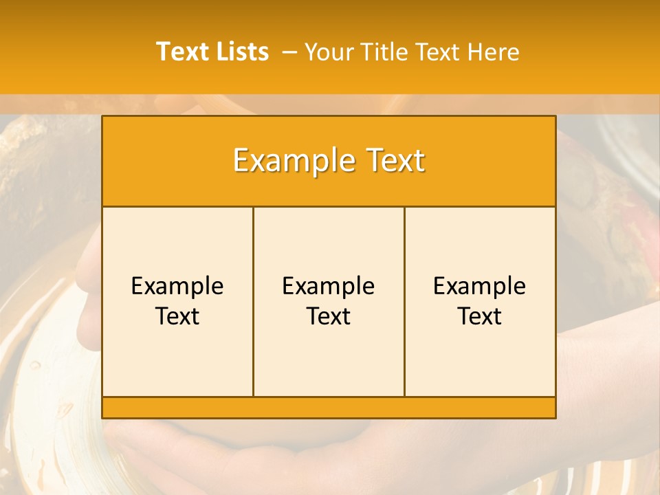 Vessel Woman Dexterity PowerPoint Template