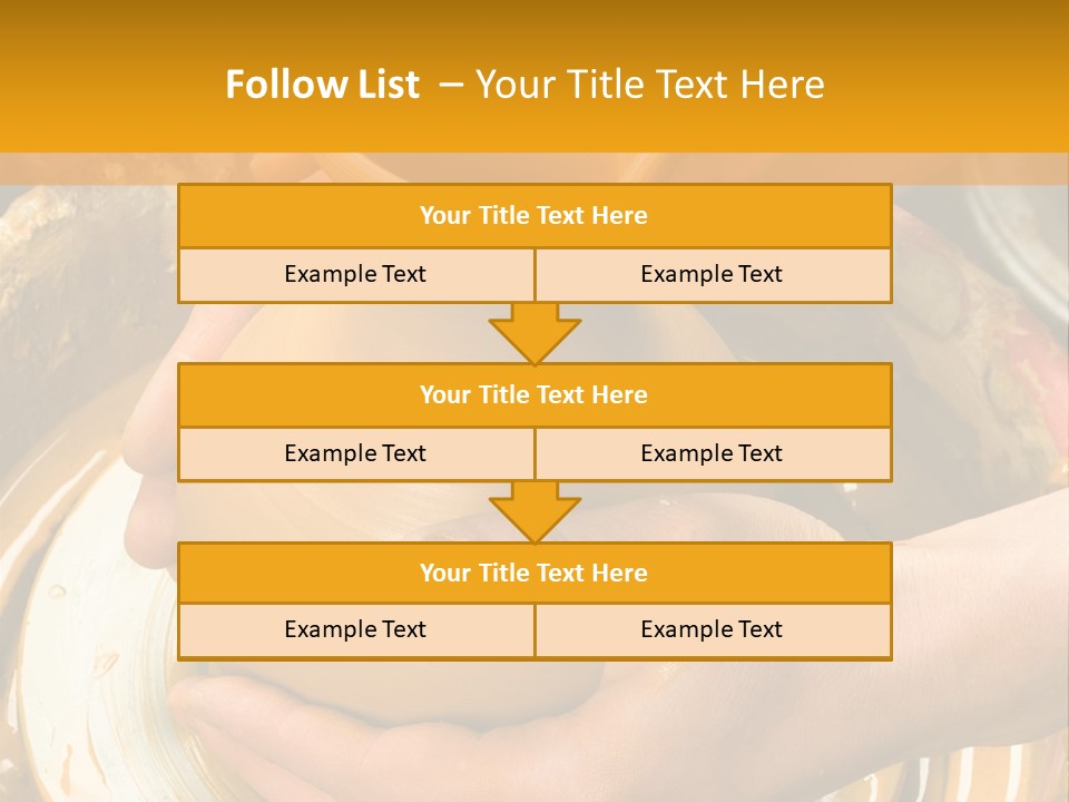 Vessel Woman Dexterity PowerPoint Template