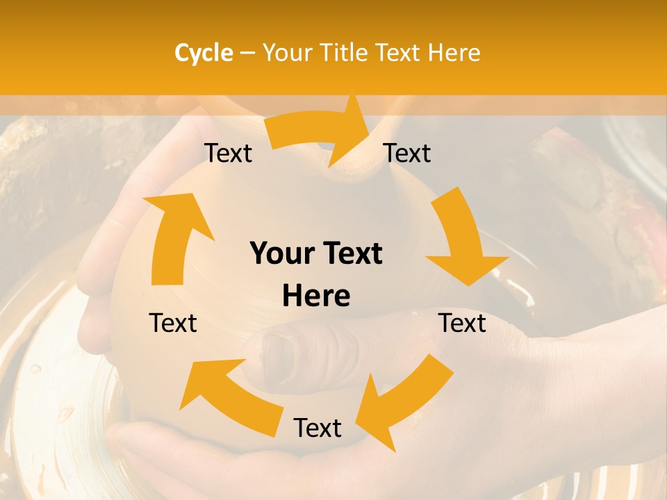 Vessel Woman Dexterity PowerPoint Template