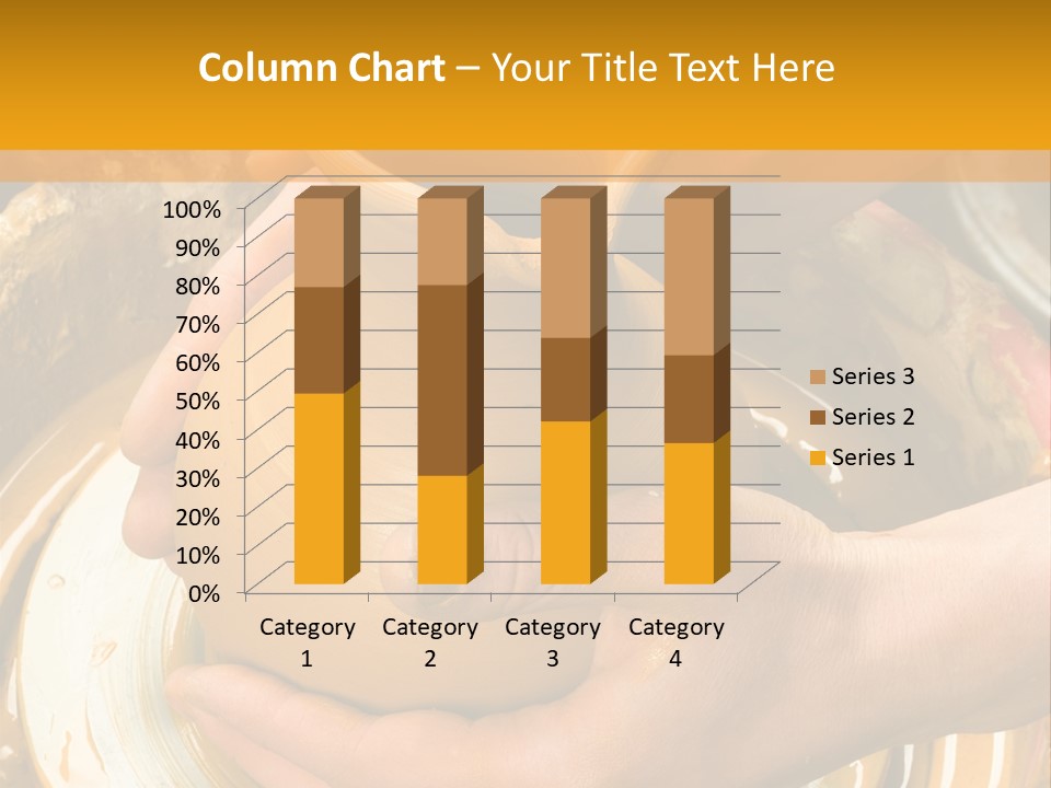 Vessel Woman Dexterity PowerPoint Template