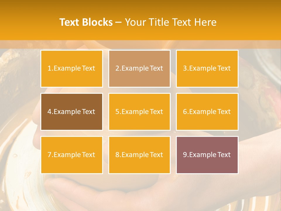Vessel Woman Dexterity PowerPoint Template