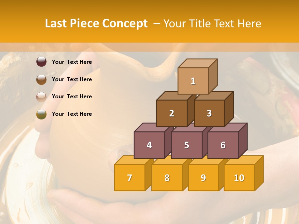 Vessel Woman Dexterity PowerPoint Template