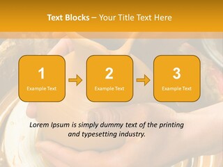 Vessel Woman Dexterity PowerPoint Template