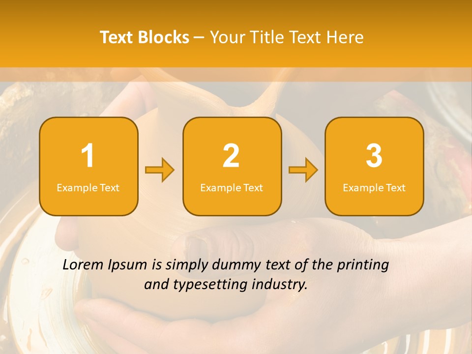 Vessel Woman Dexterity PowerPoint Template