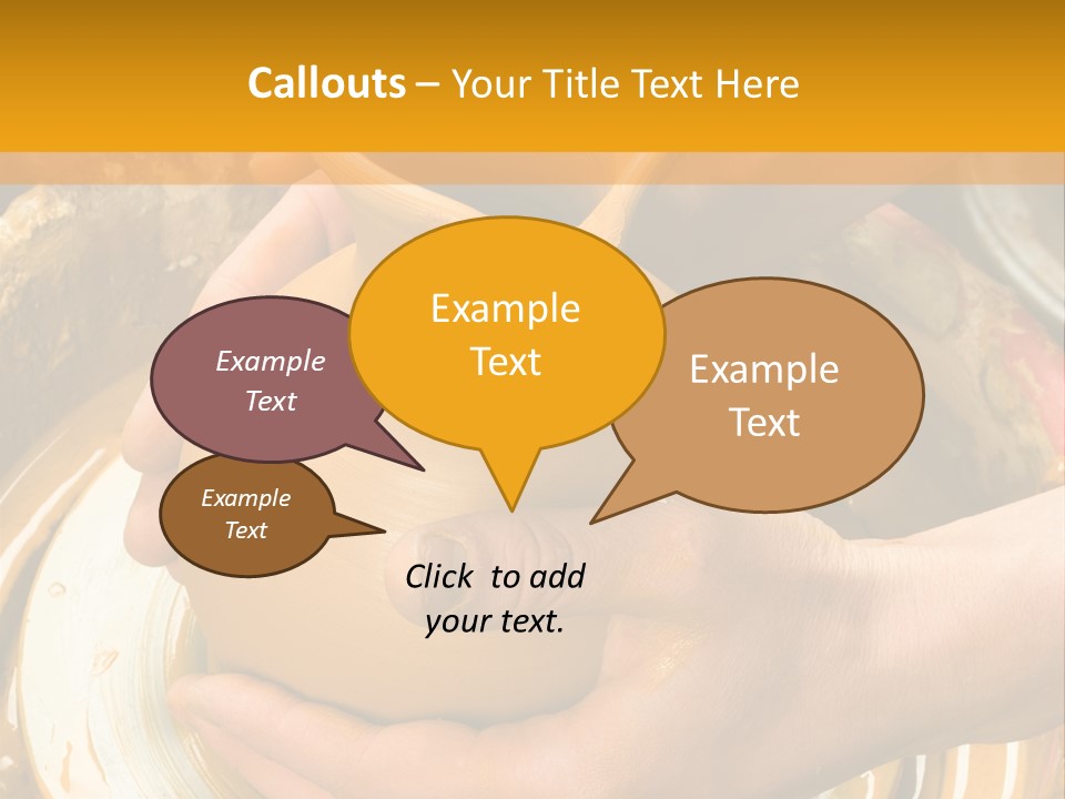 Vessel Woman Dexterity PowerPoint Template