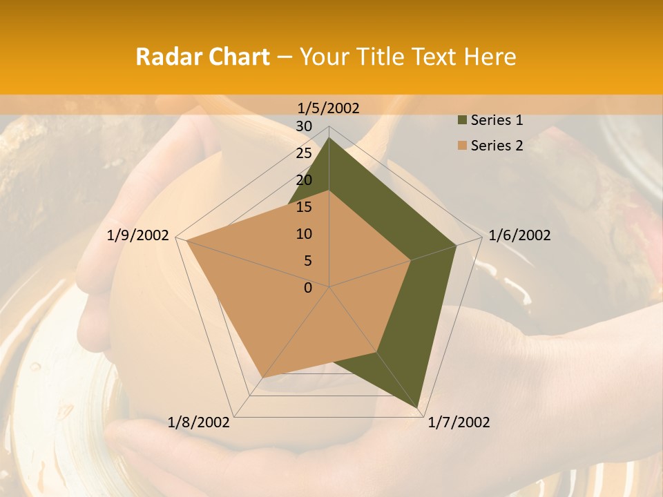 Vessel Woman Dexterity PowerPoint Template