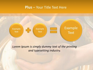 Vessel Woman Dexterity PowerPoint Template