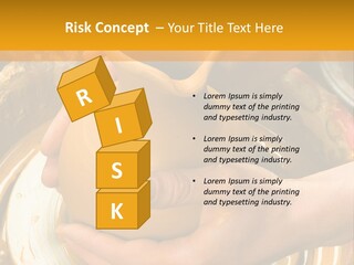 Vessel Woman Dexterity PowerPoint Template