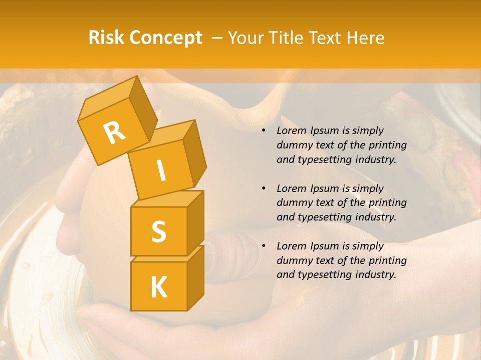 Vessel Woman Dexterity PowerPoint Template