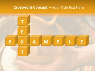 Vessel Woman Dexterity PowerPoint Template