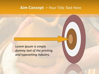 Vessel Woman Dexterity PowerPoint Template