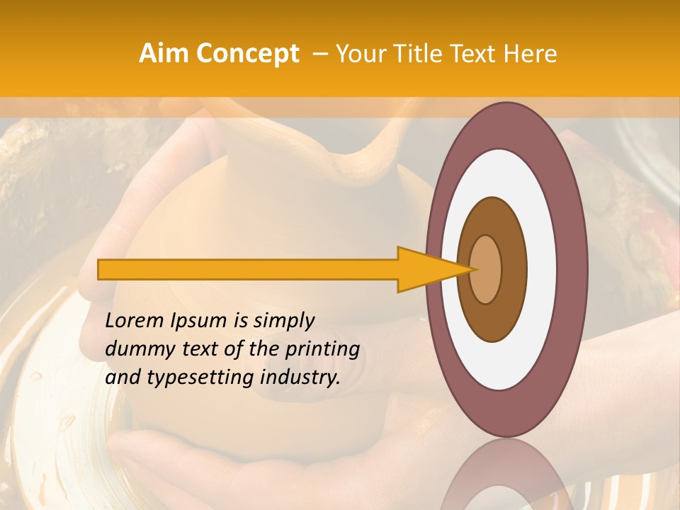 Vessel Woman Dexterity PowerPoint Template