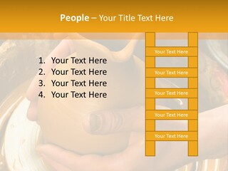 Vessel Woman Dexterity PowerPoint Template