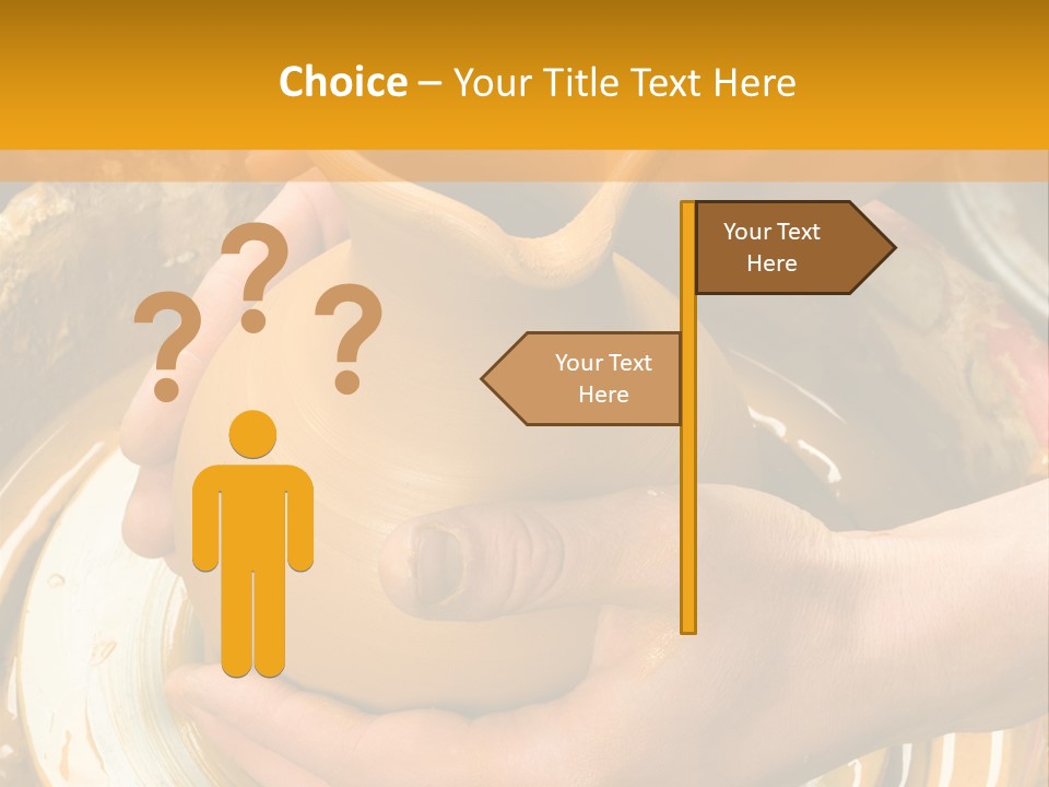 Vessel Woman Dexterity PowerPoint Template