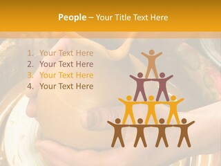 Vessel Woman Dexterity PowerPoint Template