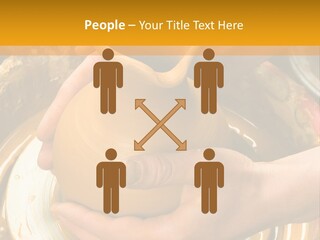 Vessel Woman Dexterity PowerPoint Template