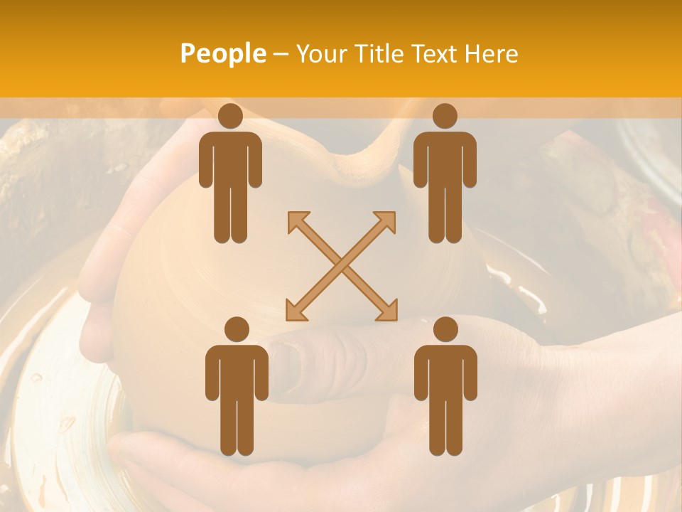 Vessel Woman Dexterity PowerPoint Template