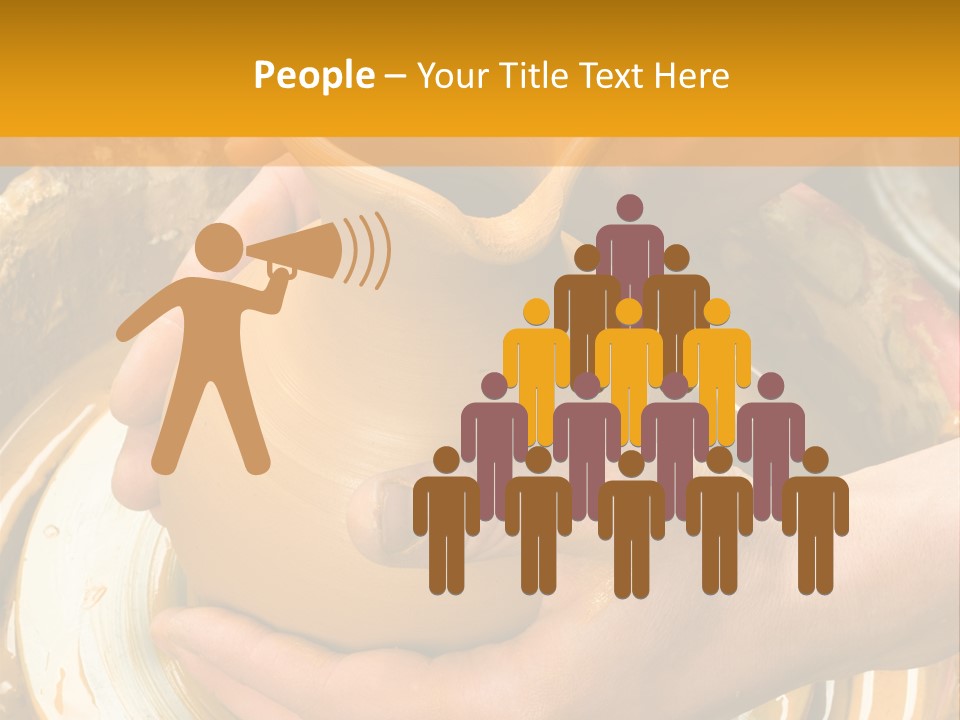 Vessel Woman Dexterity PowerPoint Template