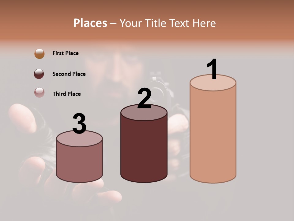 Gangster Robber Face PowerPoint Template