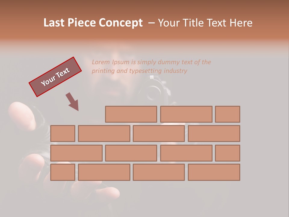 Gangster Robber Face PowerPoint Template